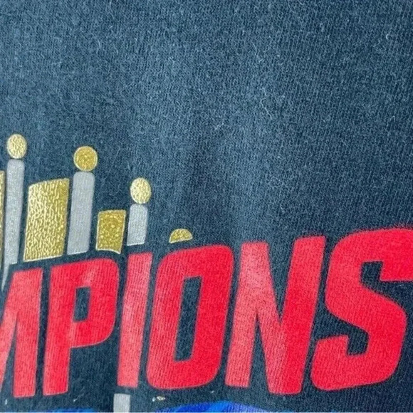 2016 cubs world series t shirt men's L short sleeve Majestic 9070/b - Picture 3 of 6